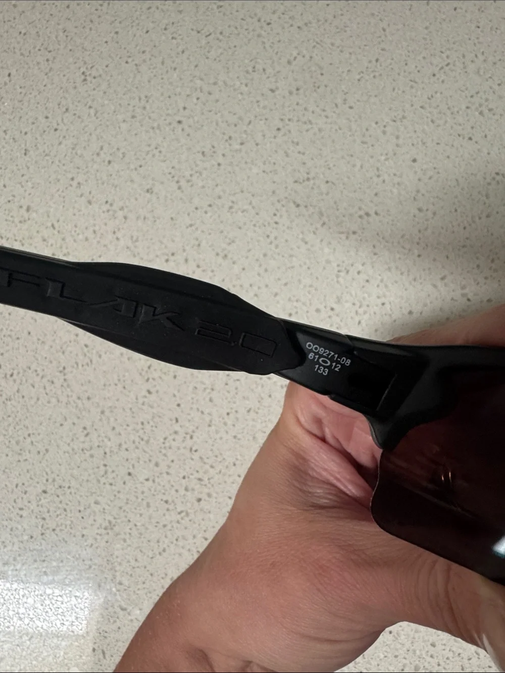 Oakley Flak 2.0 polarized prism sapphire sunglasses OS